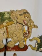 3 marionnettes - Wayang kulit - Indonesië (Zonder, Antiek en Kunst