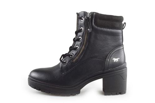 Mustang Veterboots in maat 40 Zwart | 10% extra korting, Kleding | Dames, Schoenen, Zwart, Zo goed als nieuw, Overige typen, Verzenden