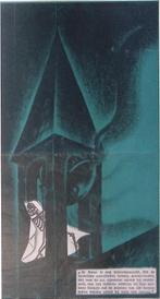 De klokken luiden voor oorlog op spotprent (lijst optie), Verzenden