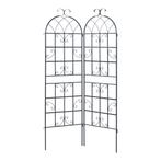 Tuinlatwerk Barrea hekwerk voor klimplanten 180x50 cm set va, Tuin en Terras, Verzenden, Nieuw