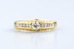 Ring - 18 karaat Geel goud - 0.63ct. tw. Diamant, Nieuw
