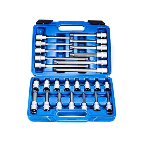 Spline Doppen Set - Veeltanddop Bitten Set - 26 Delig - SATR, Doe-het-zelf en Verbouw, Gereedschap | Handgereedschap, Nieuw, Ophalen of Verzenden