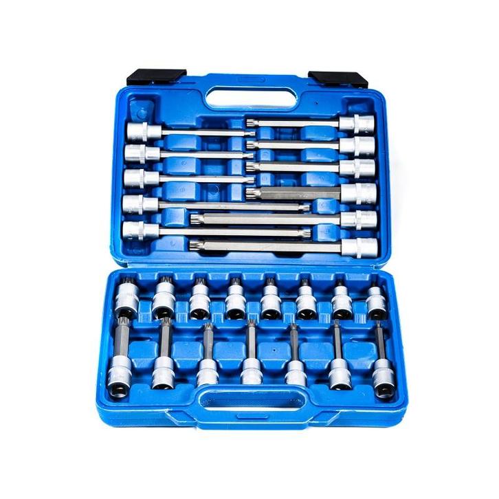 Spline Doppen Set - Veeltanddop Bitten Set - 26 Delig - SATR, Doe-het-zelf en Verbouw, Gereedschap | Handgereedschap, Nieuw, Ophalen of Verzenden