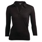 Dames t-shirt met V-hals zwart | Maat XS-XL, Verzenden, Nieuw in verpakking