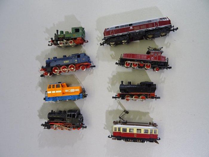 diverse N - Stoomlocomotief met tender (8) - 8 lokbastler, Hobby en Vrije tijd, Modeltreinen | N-Spoor