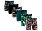 Heren boxershorts - SQOTTON® - 6 stuks - Camouflage/Forest, Kleding | Heren, Ondergoed, Verzenden