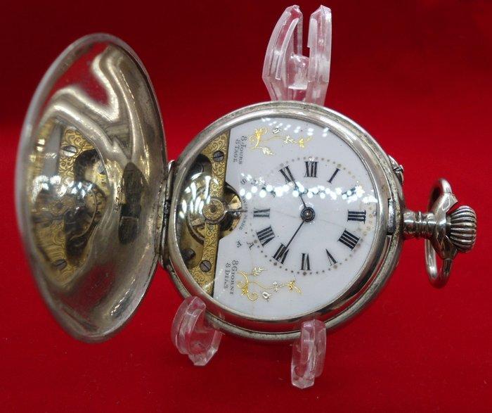 Hebdomas - 8 days hunter Pocket watch - 1900-1949, Sieraden, Tassen en Uiterlijk, Horloges | Heren