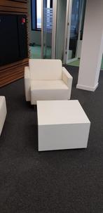 Set wit lederen Gelderland fauteuils + tafel, Zakelijke goederen, Kantoor en Winkelinrichting | Kantoormeubilair en Inrichting