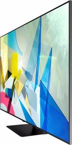 Samsung 55Q80T - 55 inch QLED 4K Ultra HD 100 Hz Smart TV, Ophalen, QLED, Zo goed als nieuw, 100 Hz