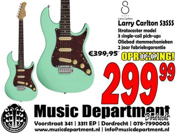 Sire Larry Carlton S3SSS Mild Green | Music Department beschikbaar voor biedingen