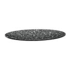 Topalit Smartline rond tafelblad zwart graniet 70cm, Verzenden, Nieuw in verpakking