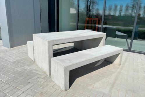 Rockwood® Urban Betonset Massief 1.80m, Tuin en Terras, Picknicktafels, Nieuw, Hout, Rechthoekig, Ophalen of Verzenden