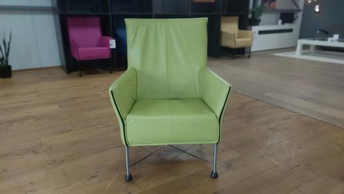 Fauteuil Montis Charly  Flavours leer Lemon, Huis en Inrichting, Fauteuils, 75 tot 100 cm, Zo goed als nieuw, 75 tot 100 cm, Leer