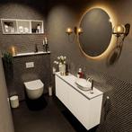 MONDIAZ FOWY toiletmeubel 100cm kleur talc. Waskom positie, Ophalen of Verzenden, Nieuw, Bad