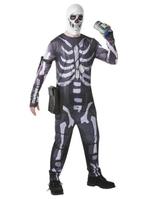 Fortnite Skull Trooper Kostuum – Verkleedpak - Maat S, Kleding | Heren, Carnavalskleding en Feestkleding, Nieuw, Ophalen of Verzenden