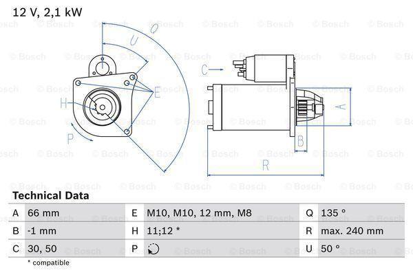 Startmotor / Starter RENAULT ESPACE IV (1.9 dCi), Auto-onderdelen, Motor en Toebehoren, Nieuw, Ophalen of Verzenden