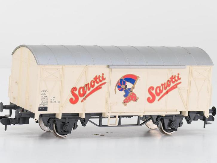 Märklin spur1 5843 Geschlossener Guterwagen DB Sarotti, Hobby en Vrije tijd, Modeltreinen | Overige schalen, Overige typen, Gebruikt