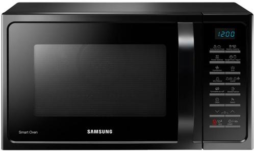 Samsung Combi Magnetron MC28H5015AK zwart Actie € 170, Witgoed en Apparatuur, Magnetrons, 45 tot 60 cm, Vrijstaand, Draaiplateau