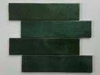 Wandtegel Groen 6x24,6cm (Muurtegels, Afbouwmaterialen), Nieuw, 20 tot 40 cm, 10 m² of meer, Wandtegels