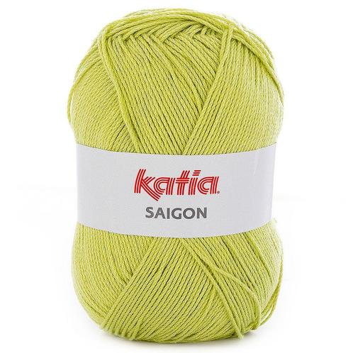 Katia Saigon - 13 pistache - Acryl Garen, Hobby en Vrije tijd, Breien en Haken, Ophalen of Verzenden