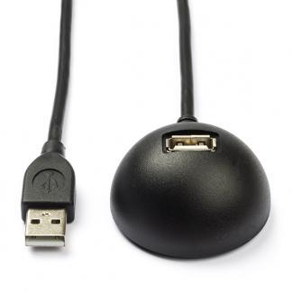 USB verlengkabel | 1.5 meter | USB 2.0, Computers en Software, Pc- en Netwerkkabels, Nieuw, Verzenden