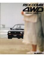 1985 SUBARU REX BROCHURE JAPANS, Nieuw, Author