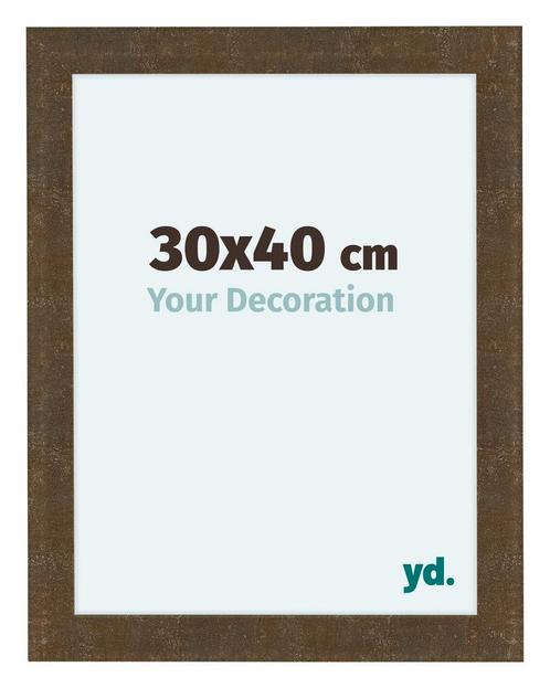 Fotolijst 30x40 cm - Goud Antiek - MDF - Como, Huis en Inrichting, Woonaccessoires | Lijsten, Nieuw, Verzenden