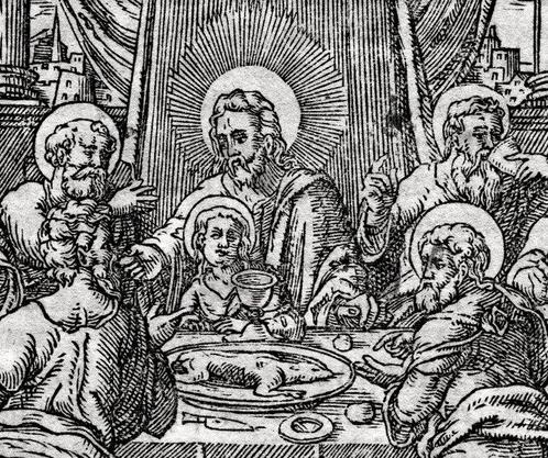 Johann Quentel Erben - The Last Supper - 1570-1590, Antiek en Kunst, Antiek | Boeken en Bijbels