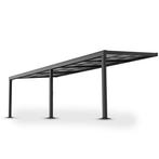 Aluminium Terrasoverkapping Jakarta - 6 x 3 m - Grijs - Schu, Tuin en Terras, Verzenden, Nieuw
