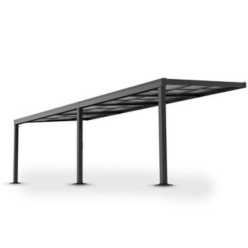 Aluminium Terrasoverkapping Jakarta - 6 x 3 m - Grijs - Schu beschikbaar voor biedingen