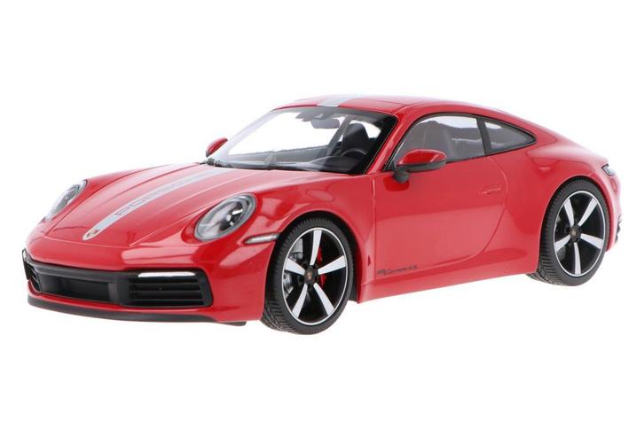 Porsche 911 Carrera 4S (992) 155067326   Modelauto 1:18, Hobby en Vrije tijd, Modelauto's | 1:18, Verzenden