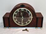 Tafelklok - Junghans - Glas, Hout, Messing - 1950-1960, Antiek en Kunst, Antiek | Klokken