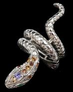 Smaragd - Zilver, Tansaniet, smaragd, saffier - Ouroboros