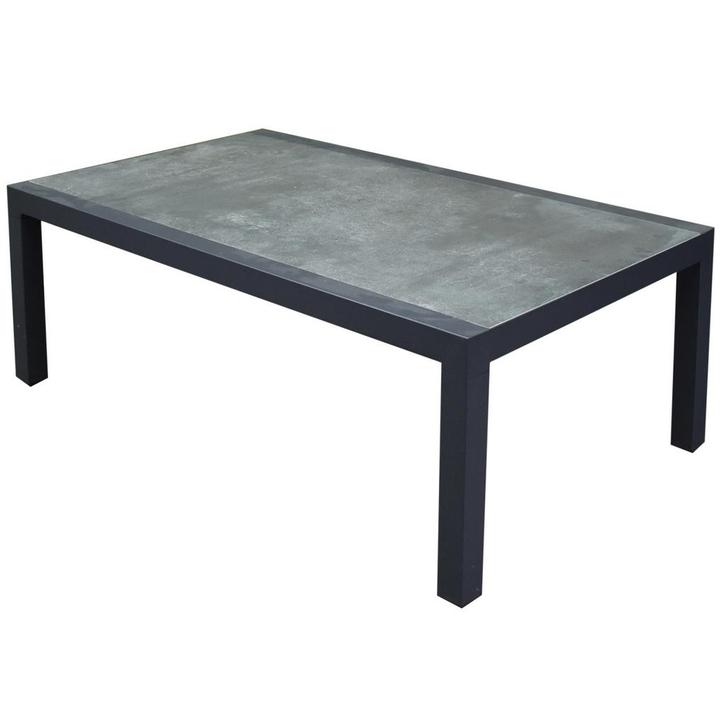 Malaga / Monaco lounge tuintafel 120x70xH43 cm aluminium, Tuin en Terras, Tuintafels, Nieuw, Aluminium, Ophalen of Verzenden