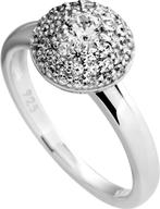 Diamonfire - Zilveren ring met steen Maat 16.0 - Pav‚ bol, Sieraden, Tassen en Uiterlijk, Ringen, Nieuw, Verzenden