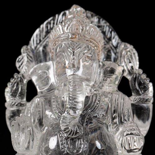 Heer Ganesh - Himalaya Kwarts Extra helder kwartskristal -, Verzamelen, Mineralen en Fossielen