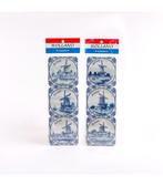 Set van 6 kurk onderzetters delftsblauw | 5478, Ophalen of Verzenden, Nieuw