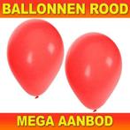 Diverse rode ballonnen va 1,95 - levering 24 u - ballon, Hobby en Vrije tijd, Feestartikelen, Nieuw, Ophalen of Verzenden, Feestartikel