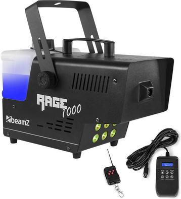 Te huur: Rookmachine met LED BeamZ RAGE1000LED (huren) beschikbaar voor biedingen