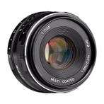 Meike 35mm F1.7 MFT-Mount Objectief - Nieuw!, Ophalen of Verzenden, Nieuw, Groothoeklens