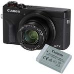 Canon PowerShot G7X Mark III Zwart Battery kit, Canon, Compact, Nieuw, Ophalen of Verzenden