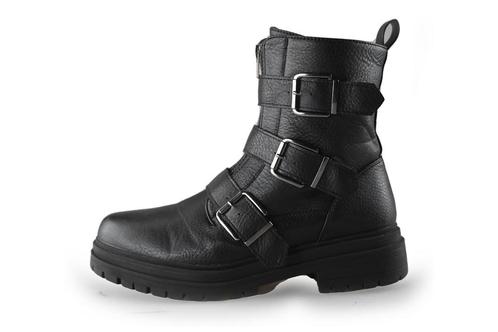 Blue Box Biker boots in maat 40 Zwart | 10% extra korting, Kleding | Dames, Schoenen, Zwart, Gedragen, Overige typen, Verzenden
