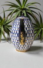 Lomonosov - Koffiepot - Cobalt Net - Porselein, Antiek en Kunst