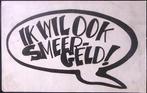 Ik wil ook smeergeld! op poster (lijst optie, Posters), Verzamelen, Posters, Verzenden, Nieuw, Overige onderwerpen, Met lijst