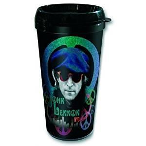 Koffiemok - Travel Mug - JOHN LENNON-BERET, Verzamelen, Muziek, Artiesten en Beroemdheden, Zo goed als nieuw, Verzenden
