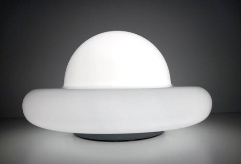 Wandlamp - Ufo-stijl - Aluminium, Glas, Antiek en Kunst, Kunst | Designobjecten