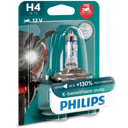 Philips H4 X-tremeVision Moto 60/55W 12V Motorkoplamp, Motoren, Tuning en Styling, Ophalen of Verzenden