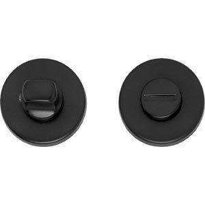 Intersteel WC-sluiting 8mm rond verdekt kunststof mat zwart, Doe-het-zelf en Verbouw, Hang- en Sluitwerk, Nieuw, Ophalen of Verzenden