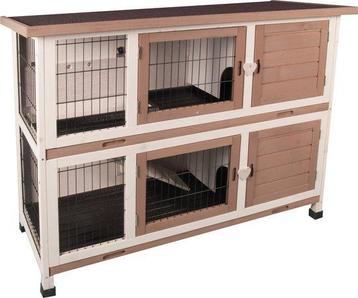 Konijnenhok Combi 2 urban 122cm L x 50cm B x 102cm H beschikbaar voor biedingen