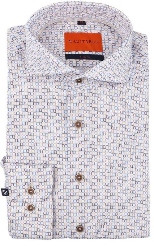 Suitable Overhemd Window Multicolour maat 42 Heren, Kleding | Heren, Overhemden, Nieuw, Verzenden
